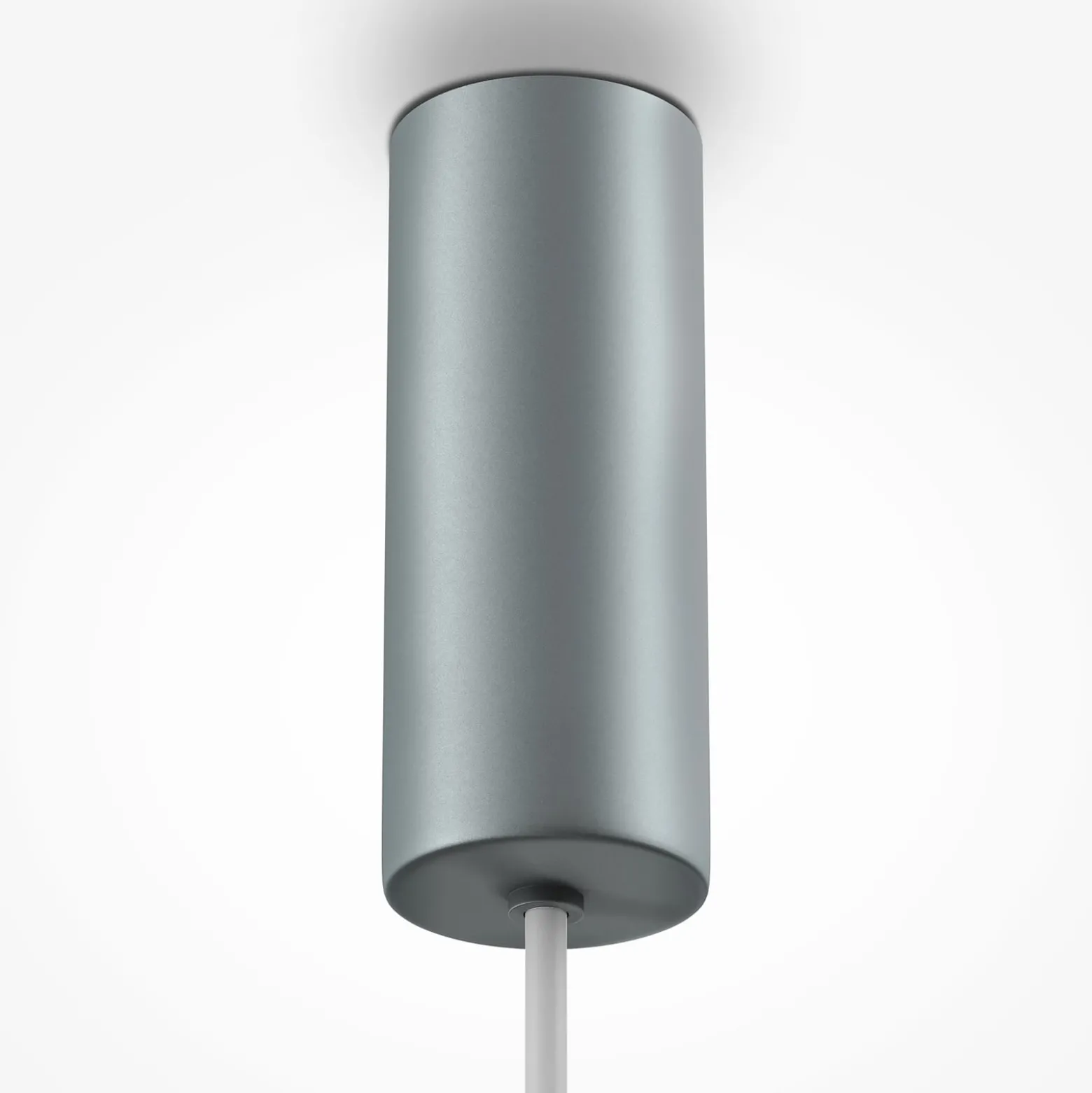 Maytoni LED-Hängeleuchte Gerhard, grau, Ø 30 cm, Metall