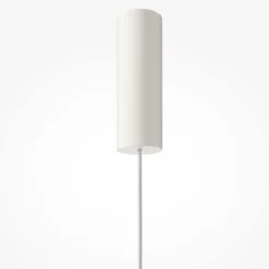 Maytoni LED-Hängeleuchte Kyoto, weiß, Ø 22 cm, Glas, Metall
