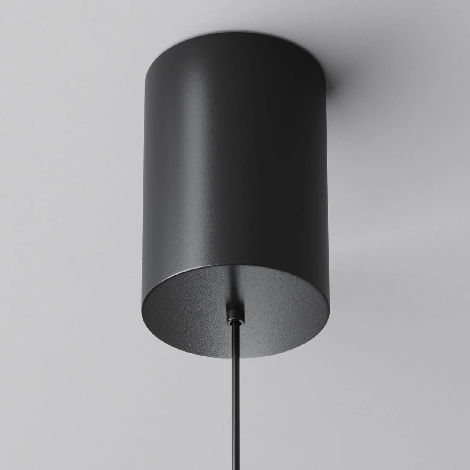 Maytoni LED-Hängeleuchte Plato, schwarz, Ø 18,5cm, Aluminium