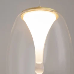 Maytoni LED-Hängeleuchte Splash, klar, Ø 20 cm, Glas