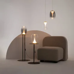 Maytoni LED-Hängeleuchte Splash, klar, Ø 20 cm, Glas