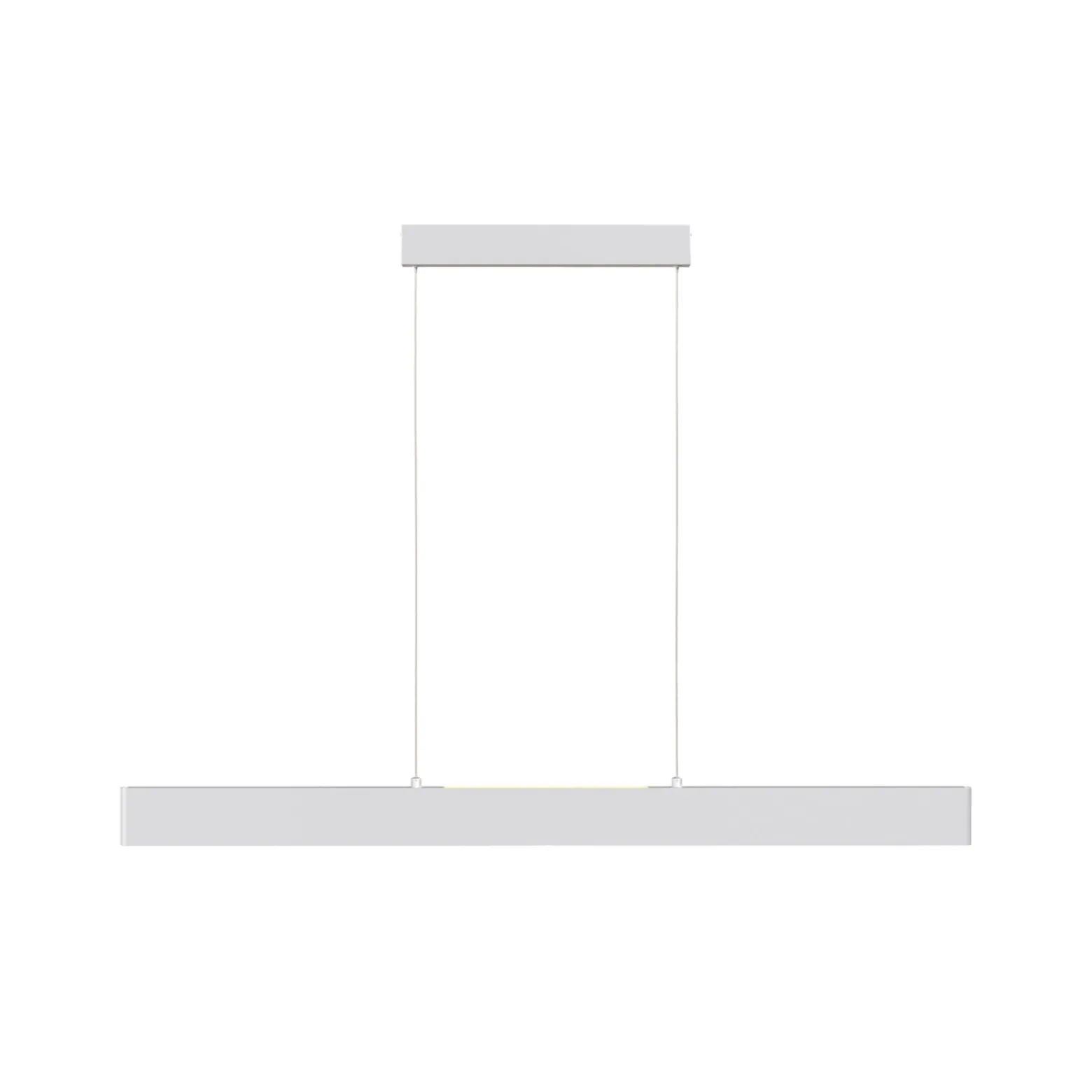Maytoni LED-Hängeleuchte Step, weiß, 118,5 cm, 3.000 K, Alu