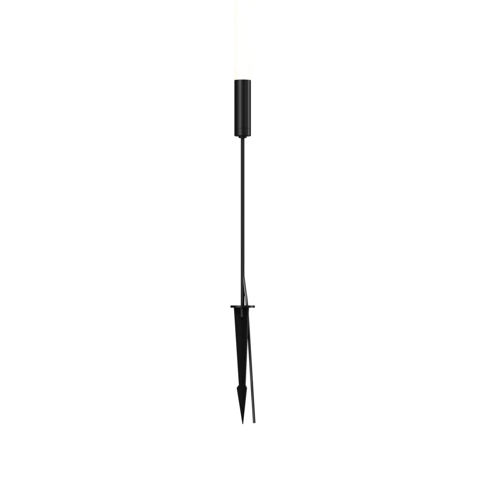 Maytoni LED-Wegeleuchte Flare, 59cm, Erdspieß, graphit, IP65