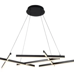 Maytoni Line LED-Hängeleuchte 3.000K schwarz