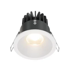 Maytoni Zoom LED-Einbauleuchte 930 IP65 rund Triac, weiß