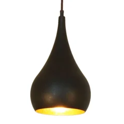 Menzel Solo Hängelampe Zwiebel braun-schwarz 16cm