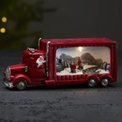 Merryville - LED-Dekolampe Weihnachtsmanntruck