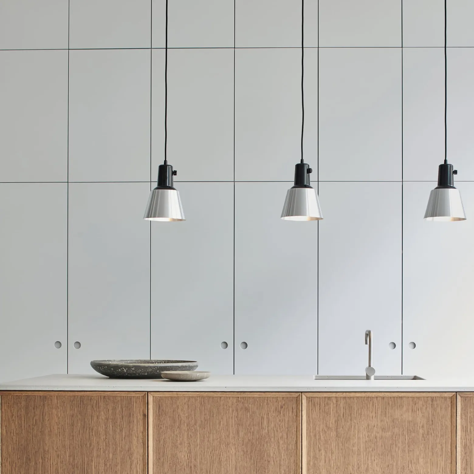 midgard K831 Hängeleuchte, aluminium natur
