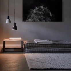 midgard K831 Hängeleuchte, betongrau emailliert