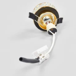 Mit Kristallschmuck -Einbauleuchte Iwen gold