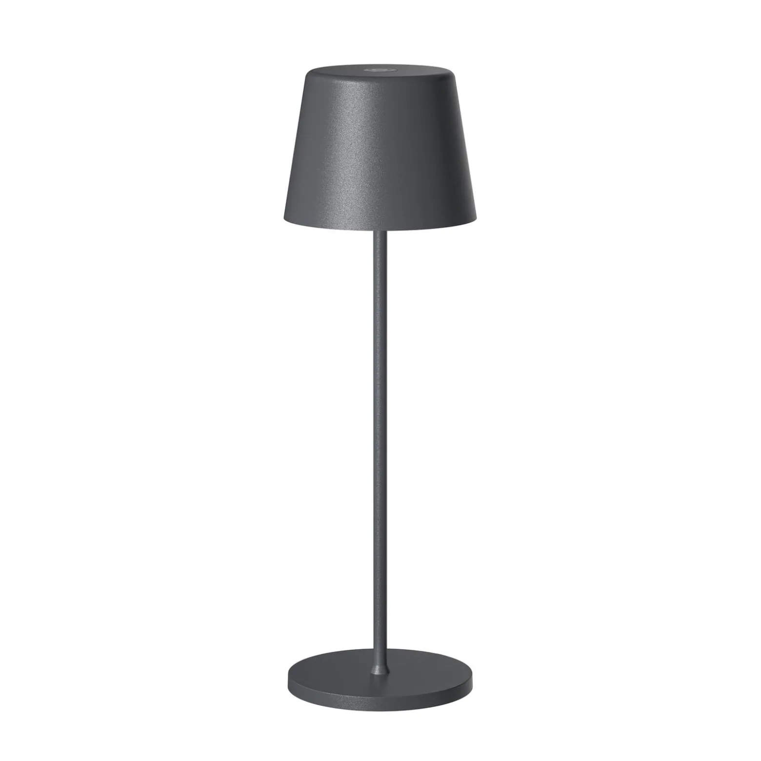 Müller Licht tint LED-Akku-Tischleuchte Dalia, Alu anthrazit