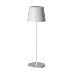 Müller Licht tint LED-Akku-Tischleuchte Dalia, Alu, weiß