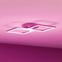 Müller Licht tint LED-Deckenleuchte Cano, RGB, CCT, silber