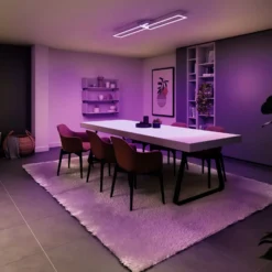 Müller Licht tint LED-Deckenleuchte Ciso, RGB, CCT, schwarz