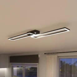 Müller Licht tint LED-Deckenleuchte Ciso, RGB, CCT, schwarz