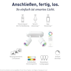 Müller Licht tint Nalo LED-Strahler zweiflammig