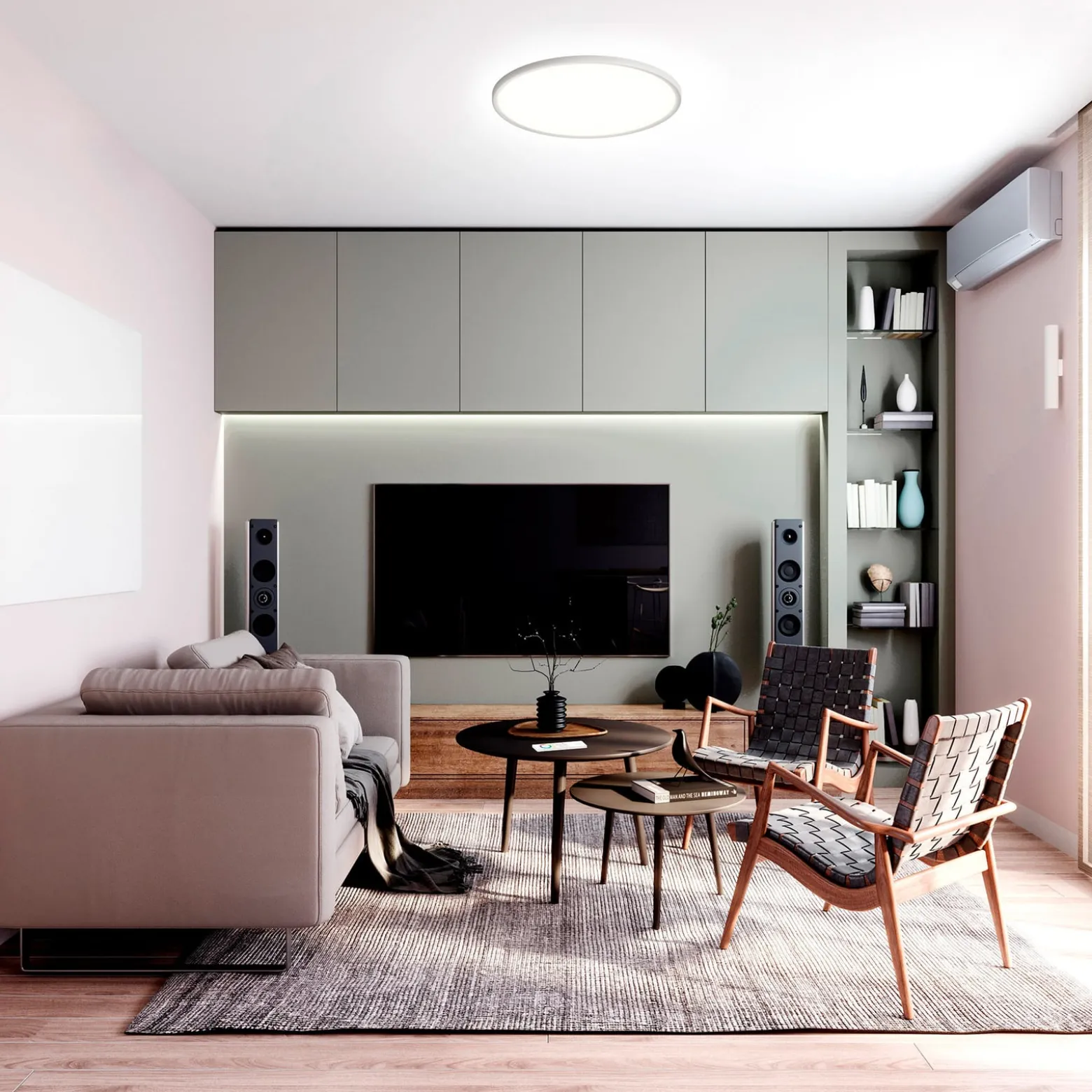 Müller Licht tint Smart LED-Deckenleuchte Amela, Ø 50 cm