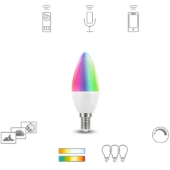 Müller Licht tint white+color LED-Lampe E14 4,9W