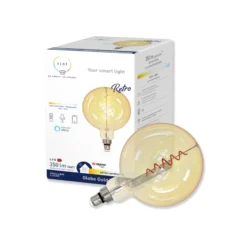Müller Licht tint white LED-Globe E27 4,9 W gold