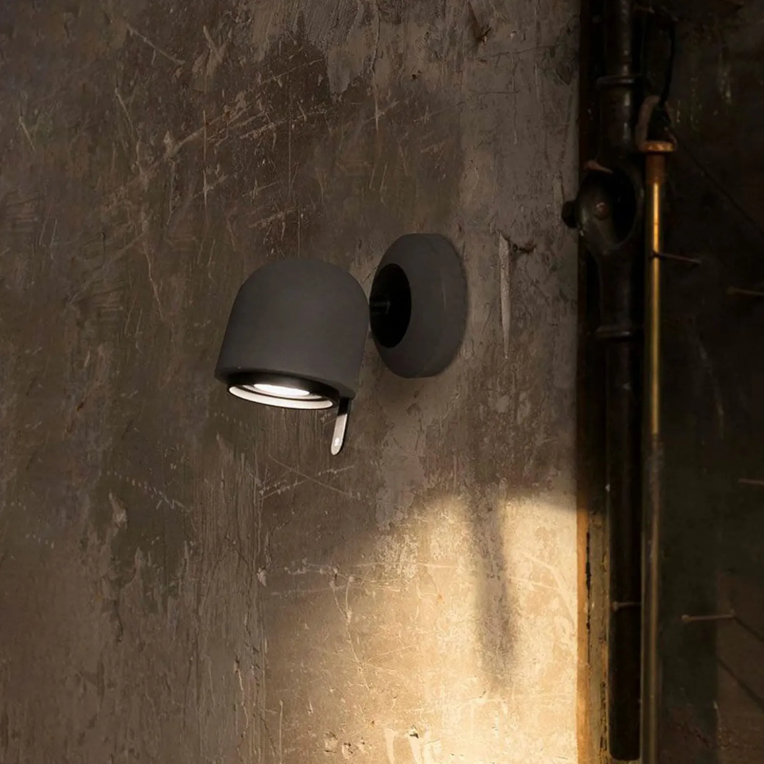 Moderner Beton-Wandspot Stone - variabel