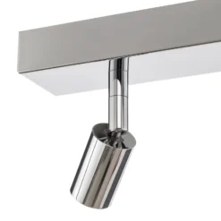 Modern gestaltete LED-Deckenleuchte 2-flg