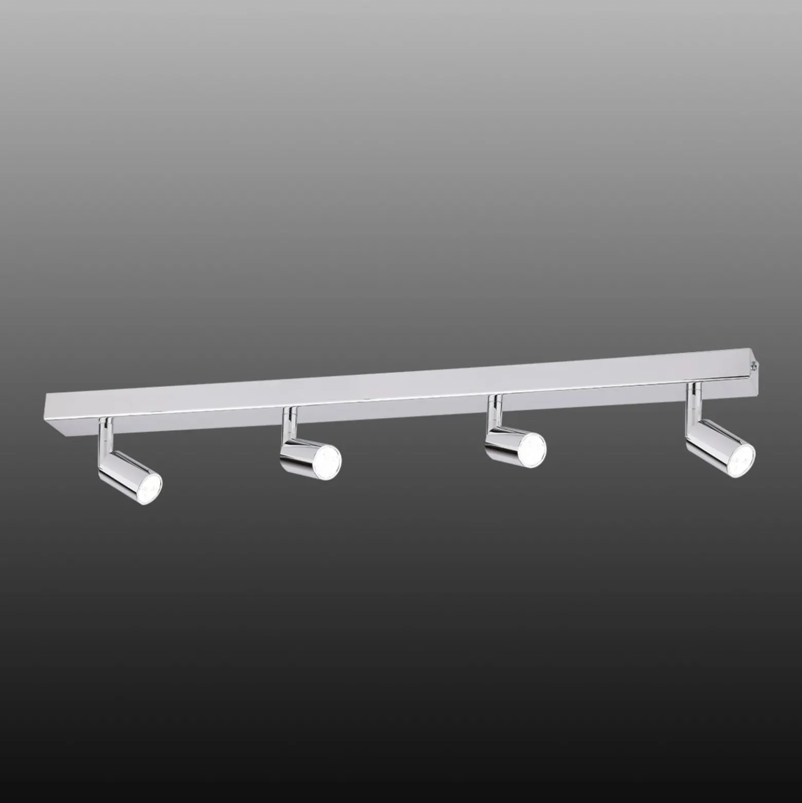 Modern gestaltete LED-Deckenleuchte 4-flg