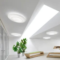 Modo Luce Ring Tonda Deckenlampe TRIAC weiß Ø65cm