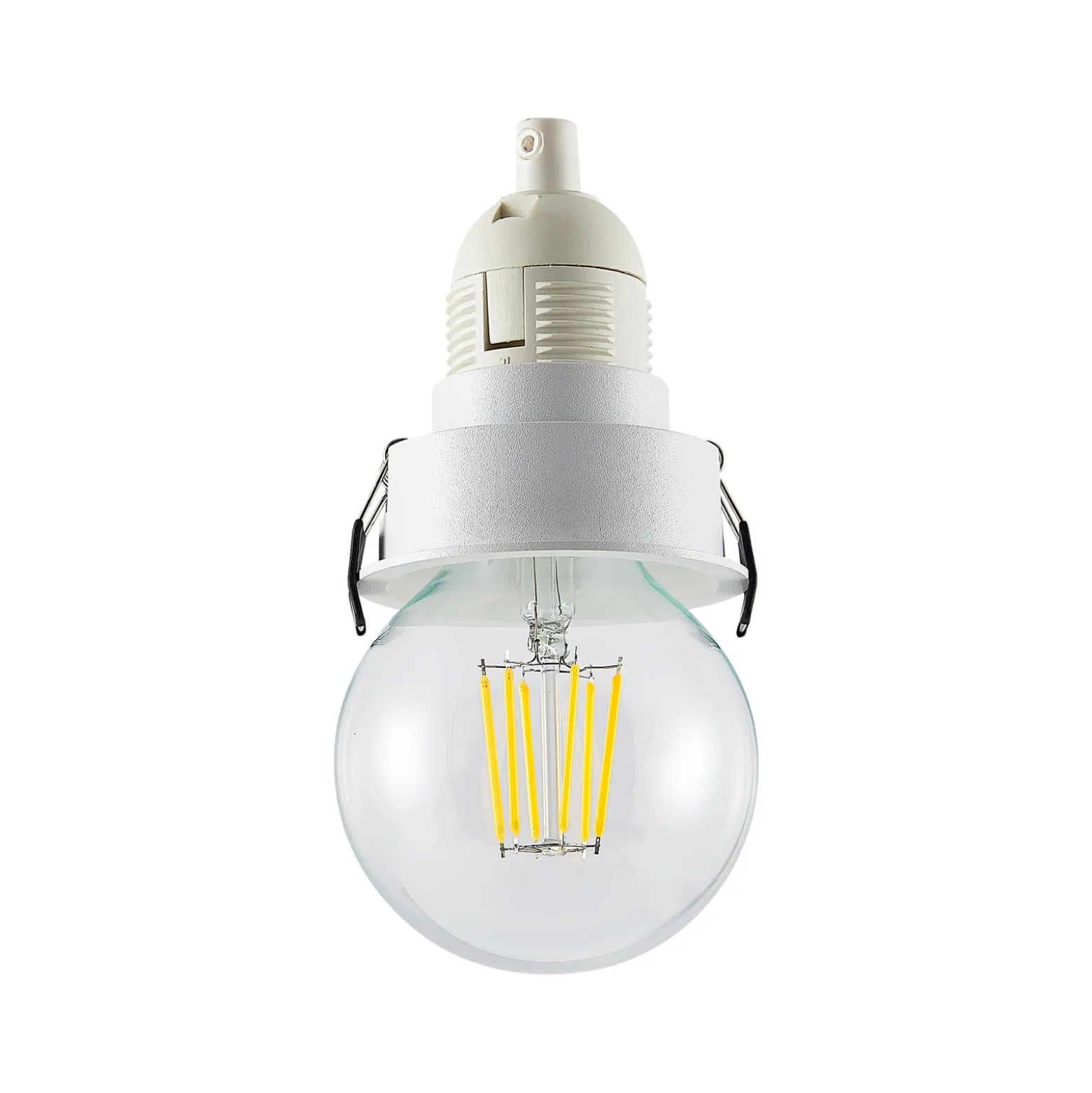 Molto Luce Einbaulampe Willi 68R, weiß, Aluminium, E27
