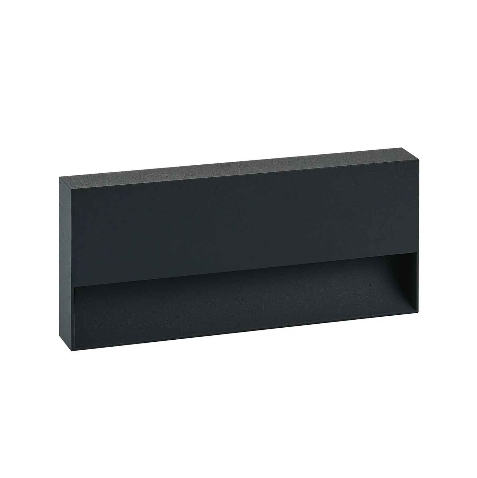 Molto Luce LED-Außenwandlampe Cado, Breite 25 cm, schwarz