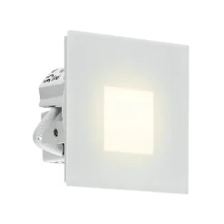 Molto Luce LED-Einbaulampe Wall R68 Glass IP44 SQ, weiß, CCT