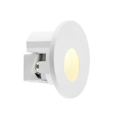 Molto Luce LED-Einbaulampe Wall 68R IP44 RD, weiß, Alu, CCT