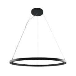 Molto Luce LED-Hängelampe Perfora Pro, schwarz, Ø 120,5 cm
