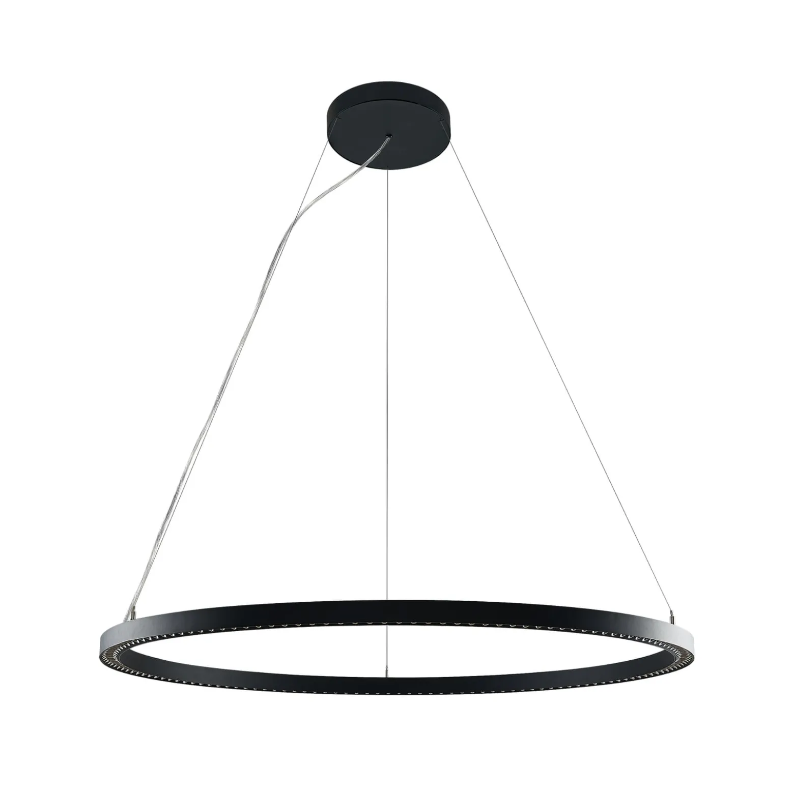 Molto Luce LED-Hängelampe Perfora Pro, schwarz, Ø 120,5 cm