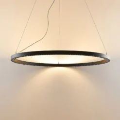 Molto Luce LED-Hängelampe Perfora Pro, schwarz, Ø 120,5 cm