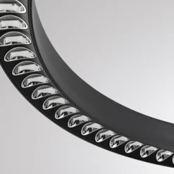Molto Luce LED-Hängelampe Perfora Pro, schwarz, Ø 120,5 cm