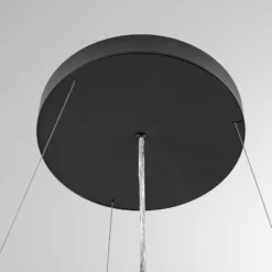 Molto Luce LED-Hängelampe Perfora Pro, schwarz, Ø 60,5 cm