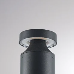 Molto Luce LED-Wegelampe Mona, Ø 10 cm, Alu, Höhe 85 cm