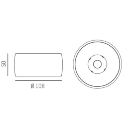 Molto Luce Vibo SD LED-Deckenleuchte 2700K weiß