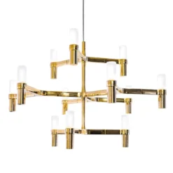 Nemo Crown Minor Hängelampe 12-flammig gold-plated