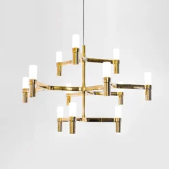Nemo Crown Minor Hängelampe 12-flammig gold-plated