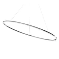 Nemo Ellisse Major Hängelampe Down 2700K aluminium