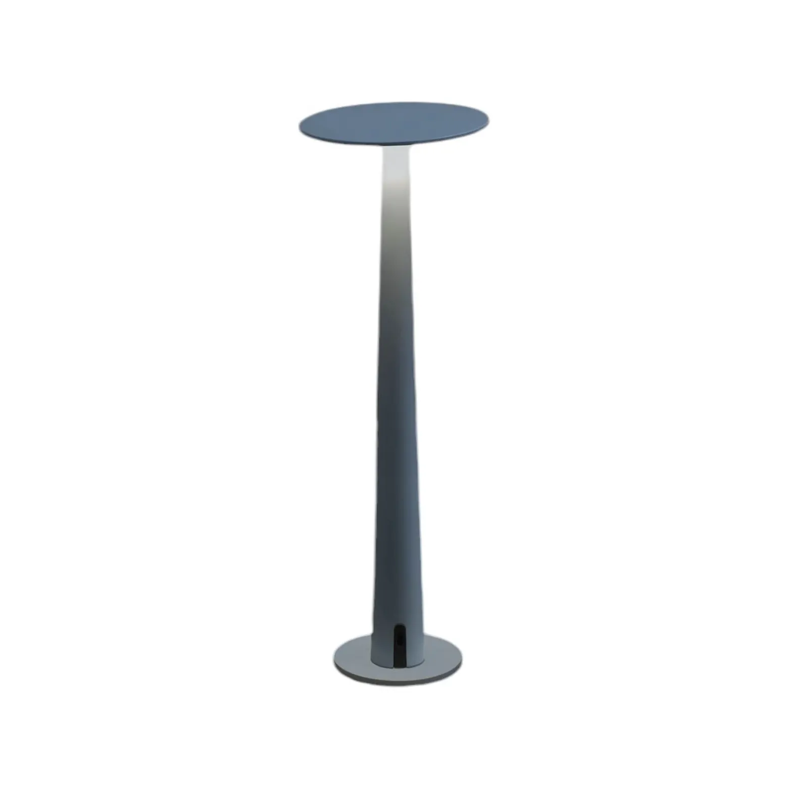 Nemo LED-Akku-Tischleuchte Portofino, pastellblau, Aluminium