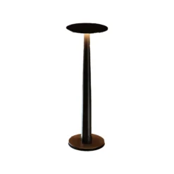 Nemo LED-Akku-Tischleuchte Portofino, schwarz, Aluminium