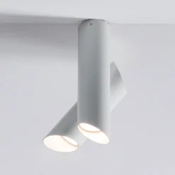 Nemo Tubes LED-Deckenleuchte zweiflammig weiß/weiß
