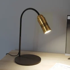 Neo! Table LED-Tischlampe dimmbar messing/schwarz