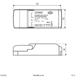 Netzgerät 12V/DC 2,5-25W, IP20, 230-240V/AC