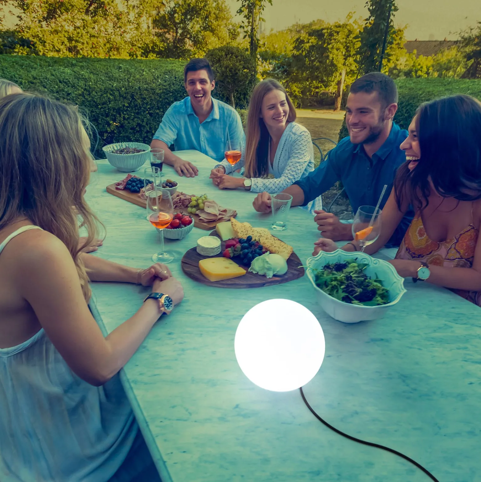 Newgarden Buly Bodenleuchte Kugel, Ø 20 cm