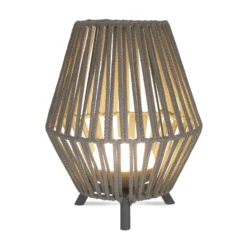 Newgarden Conta LED-Akku-Tischlampe taupe 32cm