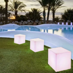 Newgarden Cuby LED-Solarleuchte, 40 x 40 cm