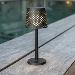 Newgarden Greta LED-Solarleuchte, schwarz